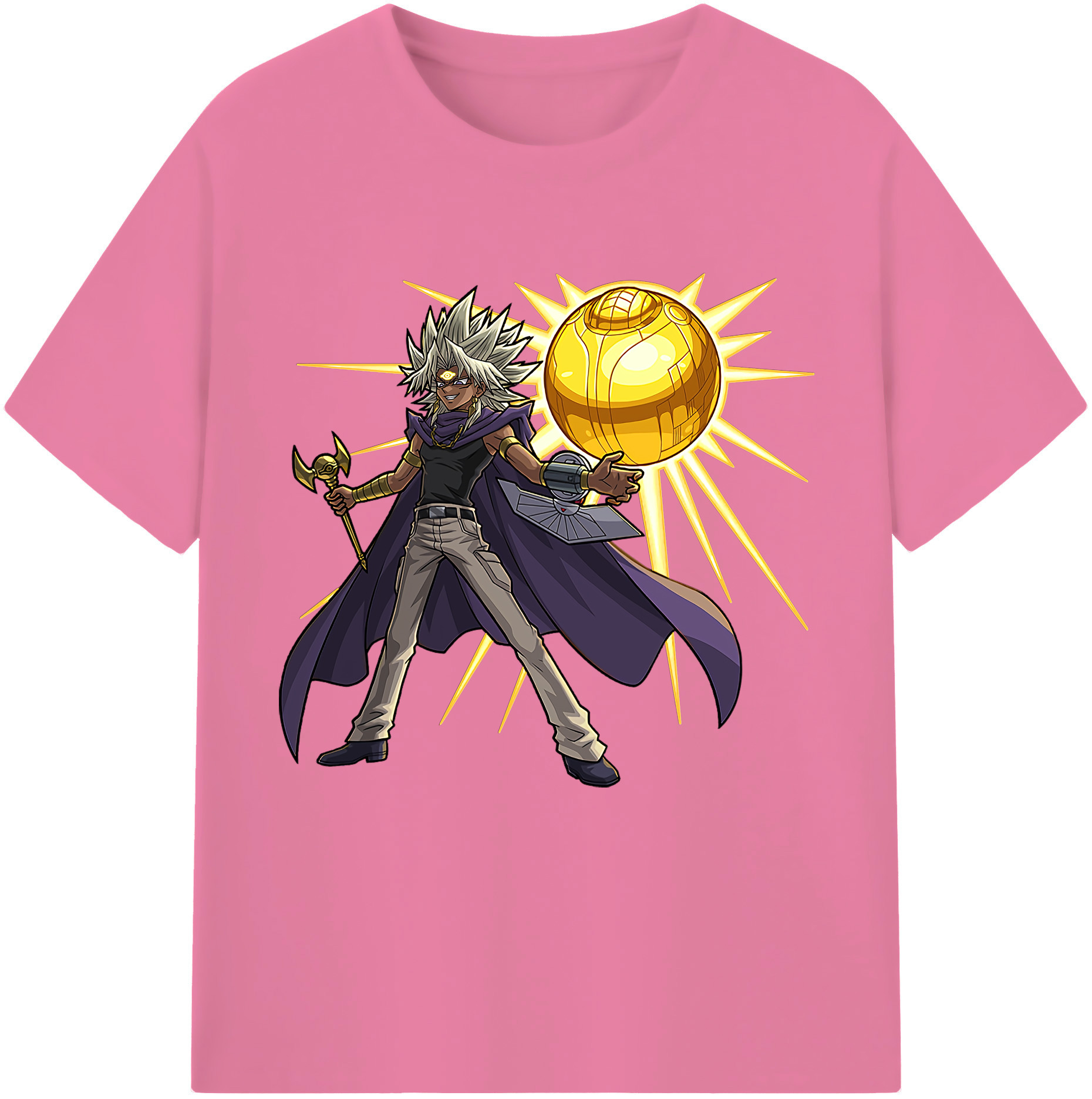 （画像用） 遊☆戯☆王 Yu-Gi-Oh! 綿100％半袖Tシャツ（フロントプリント）